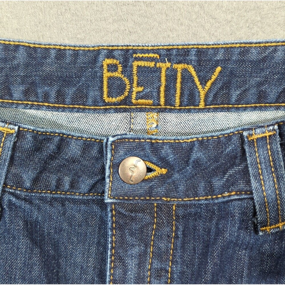 Kimes Ranch Jeans Women's 16x34 Blue Betty Mid Rise Boot Denim Western Cowgirl